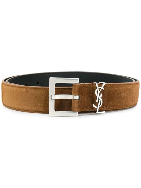 ysl men's belt|saint laurent monogram suede belt.